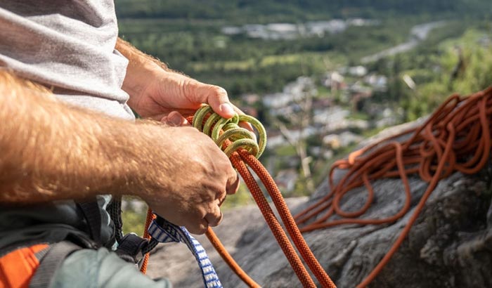 what to do with old climbing rope