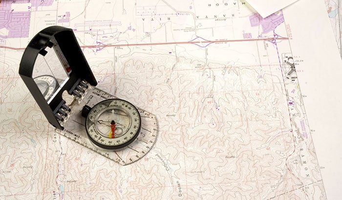 how to set declination on a compass