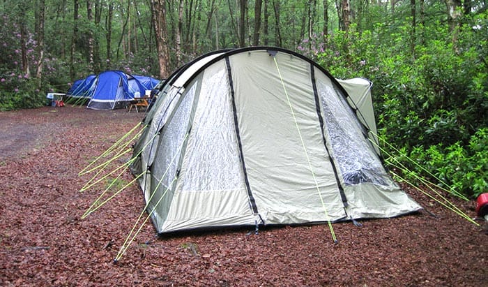 how to keep your tent dry inside