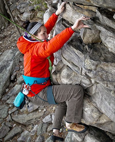 how to rock climb alone