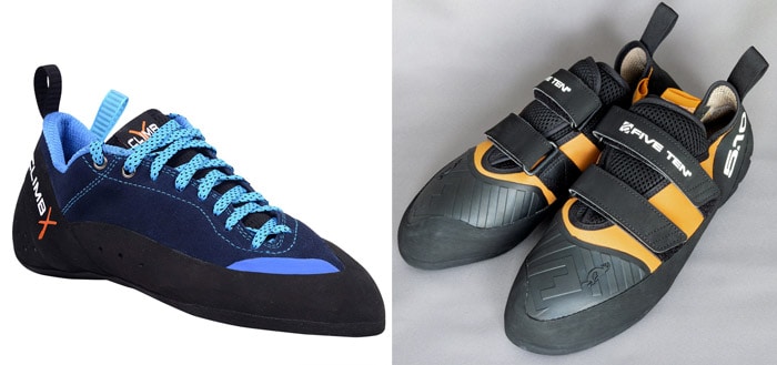 Lace vs velcro climbing shoes on sale