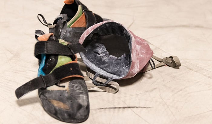 what to do with old climbing shoes