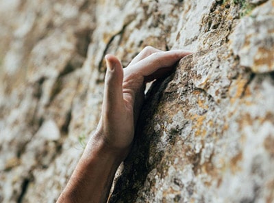 big holds when climbing